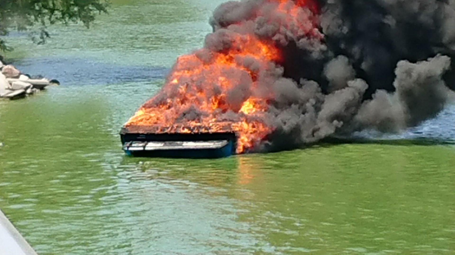 boat fire